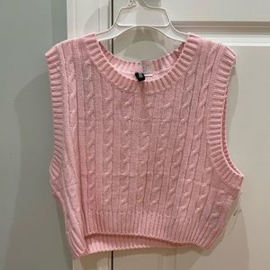 H&M pink sweater